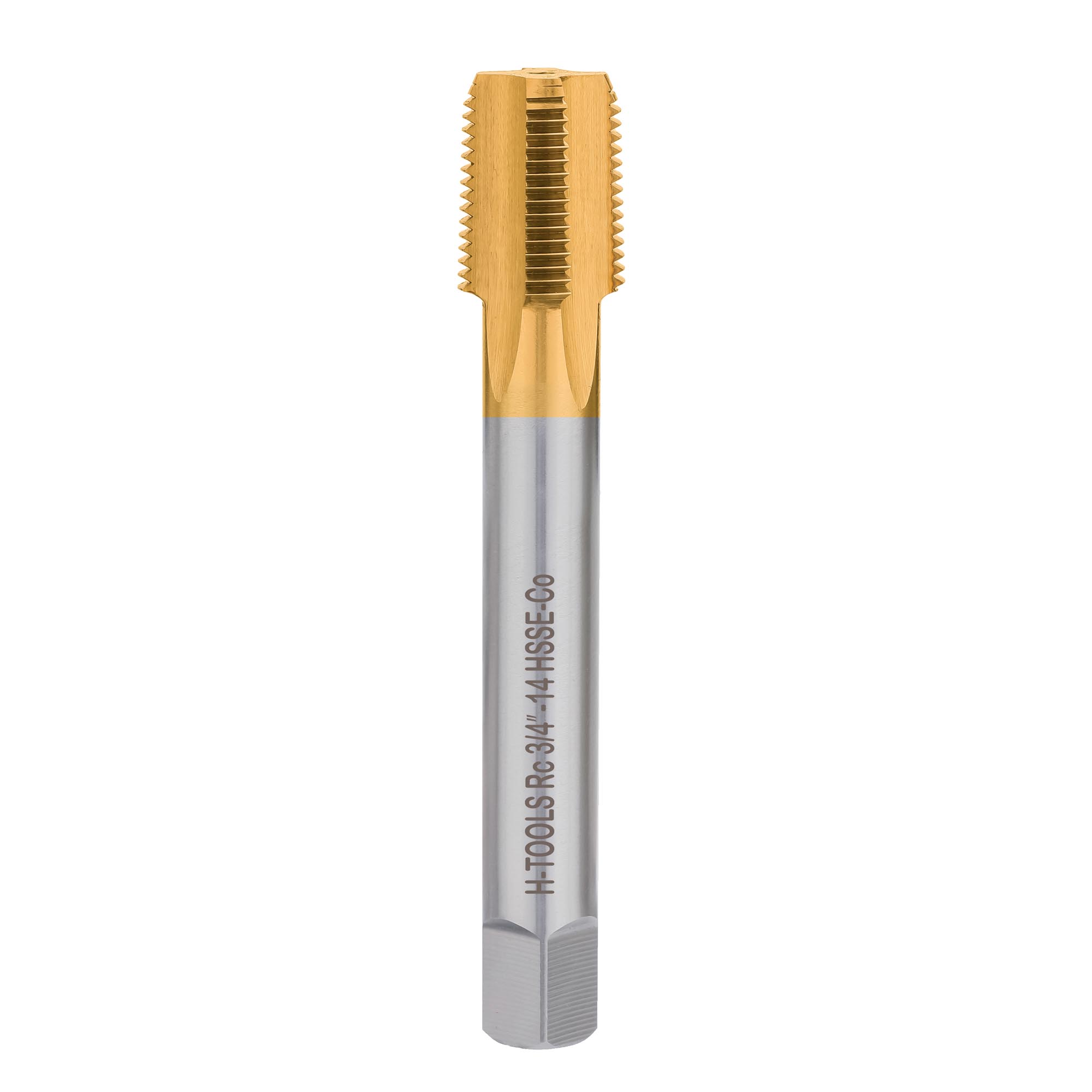 Метчик конический машинный H-Tools HSSE-TiN Rc BSPT 3/4"-14 55° 73412EHT