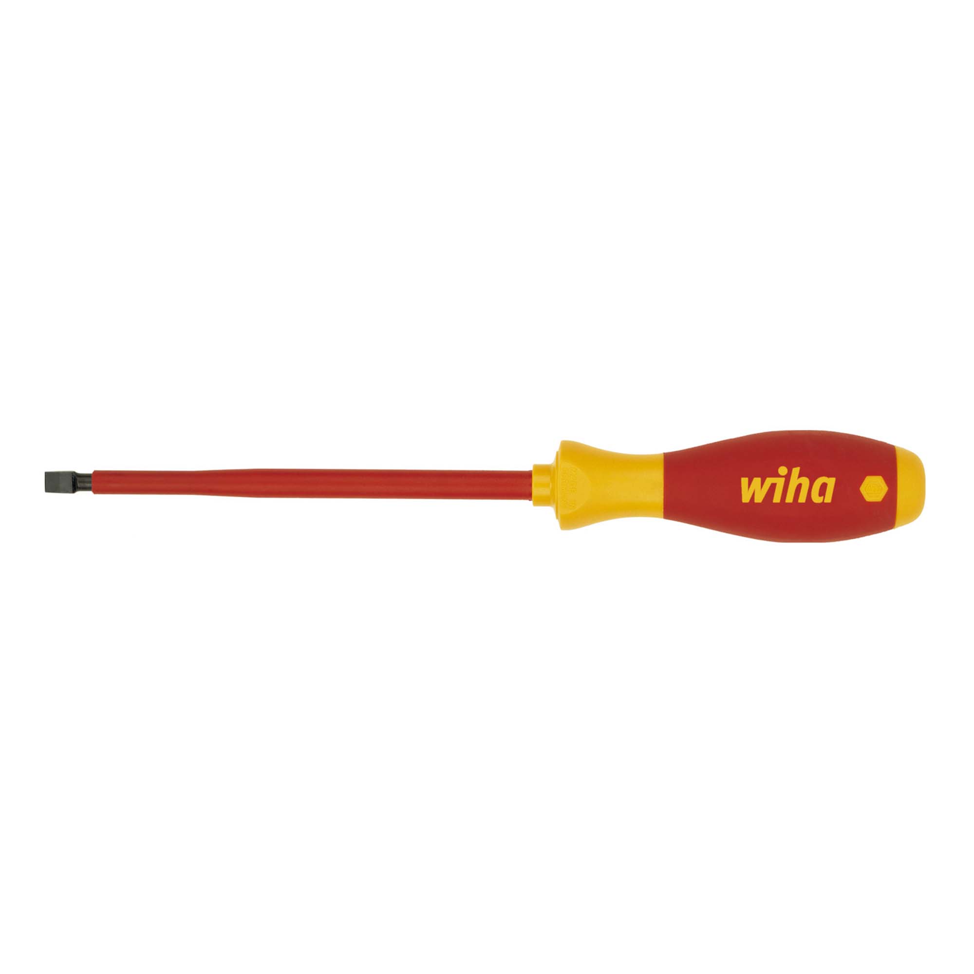 Отвертка диэлектрическая SoftFinish Electric SL4,0х0,8х100мм Wiha 320N 38010 (SB)