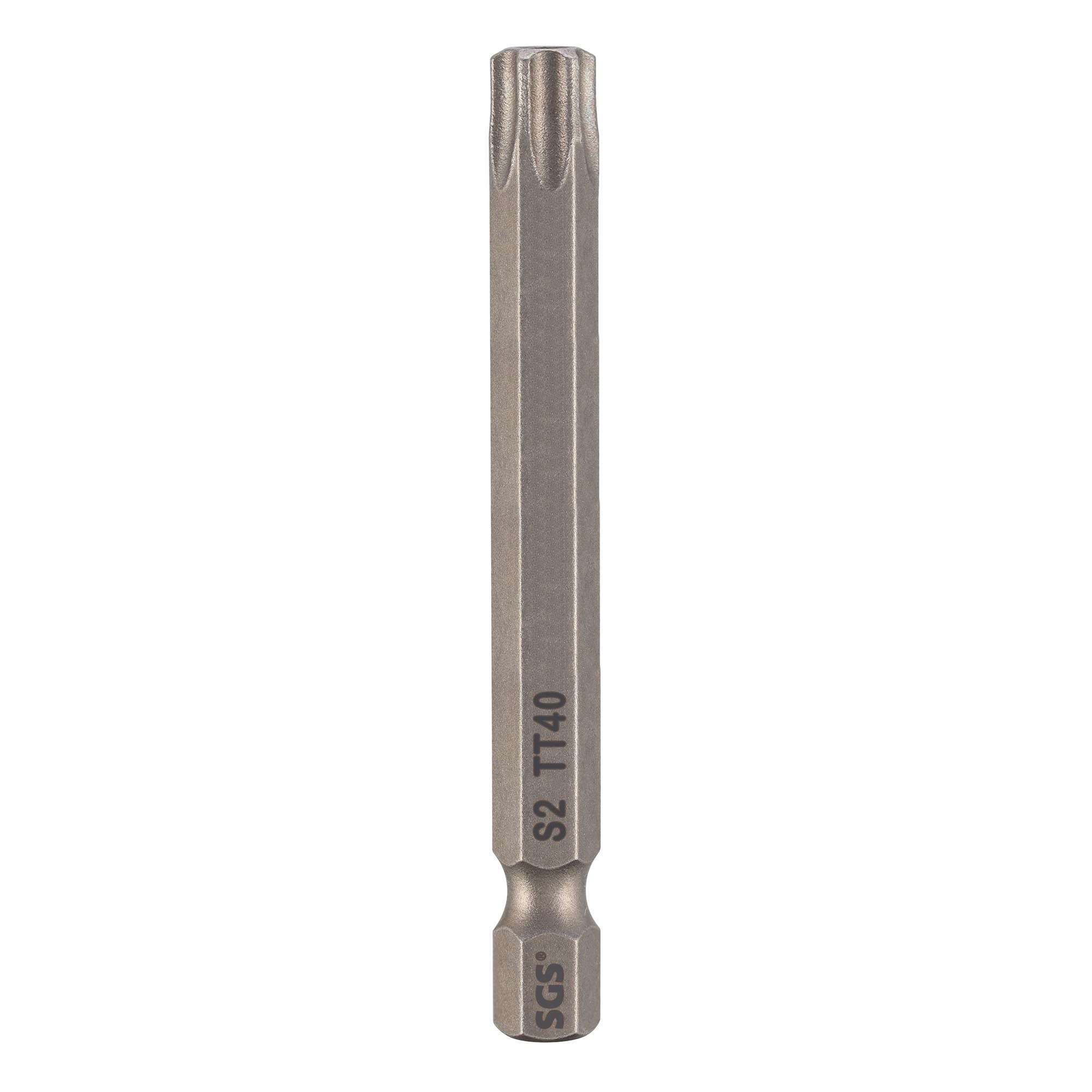 Бита SGS TORX TR с отверстием T45Hх65мм S2 1шт 6365-TT45