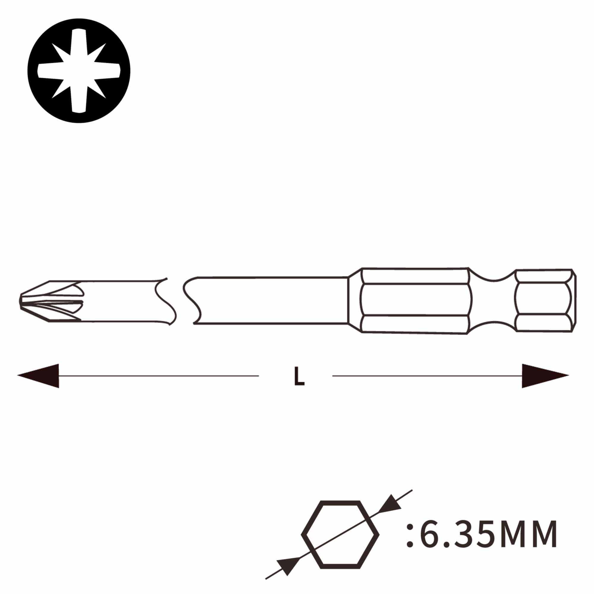 Бита Wiha Professional PZ3х127мм 7042Z 1шт 23226
