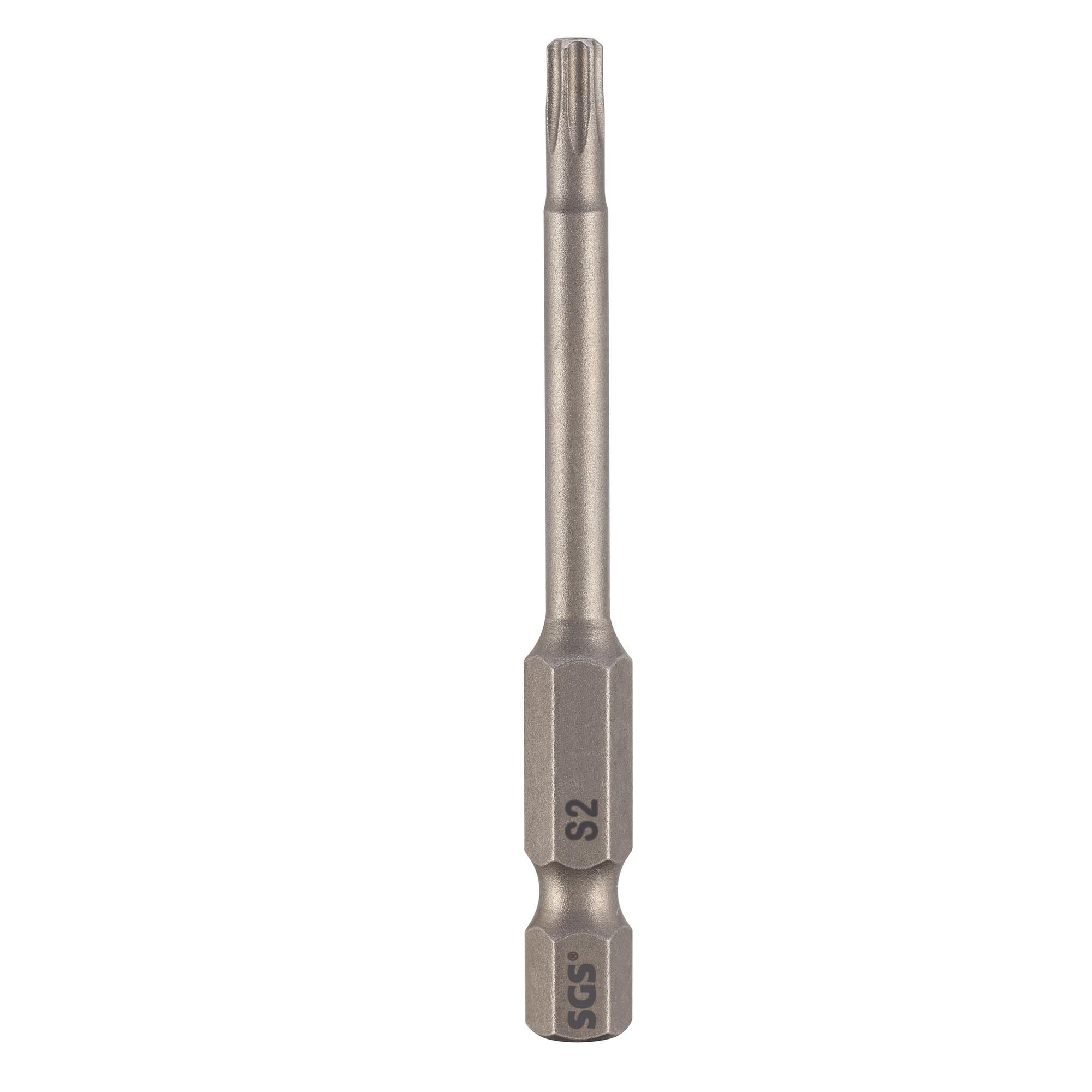 Бита SGS TORX TR с отверстием T15Hх90мм S2 1шт 6390-TT15