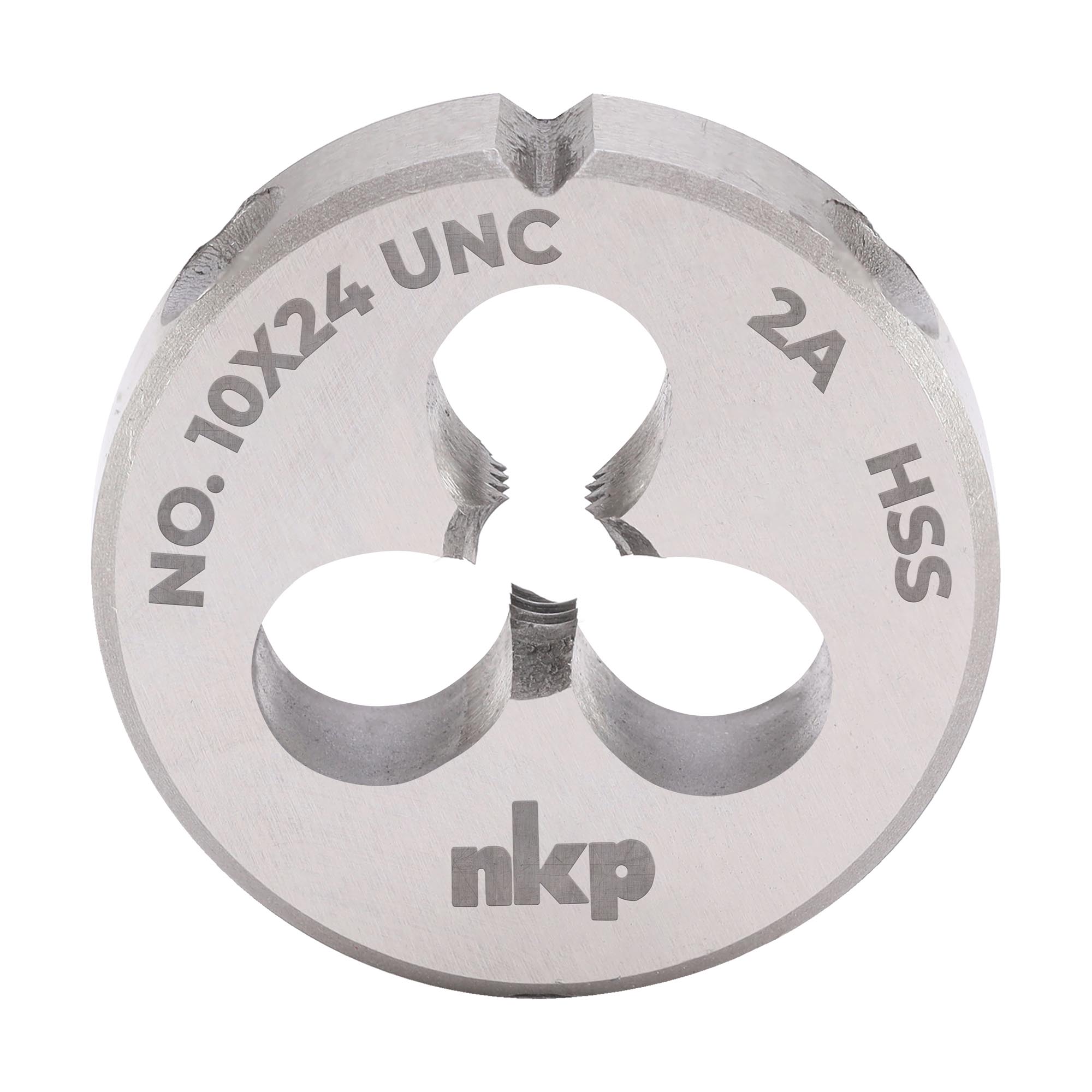 Плашка дюймовая NKP UNC №10-24 HSS DIN22568 20x7мм 245010N