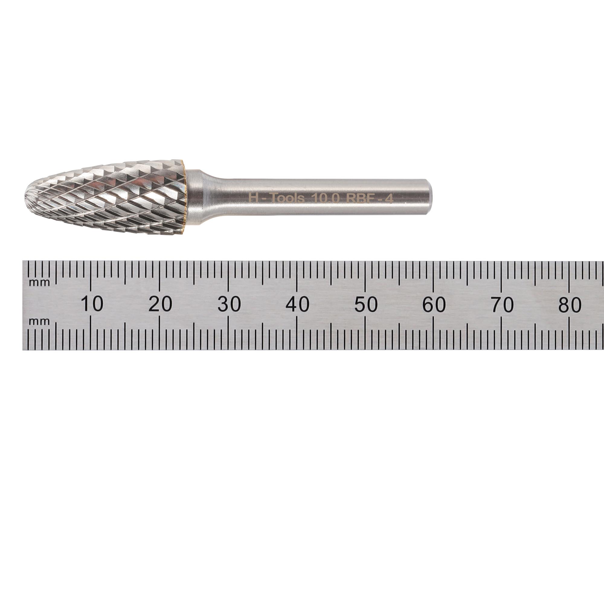 Бор-фреза твердосплавная H-Tools F(RBF) 10,0x20x60x6мм HM 116032HT