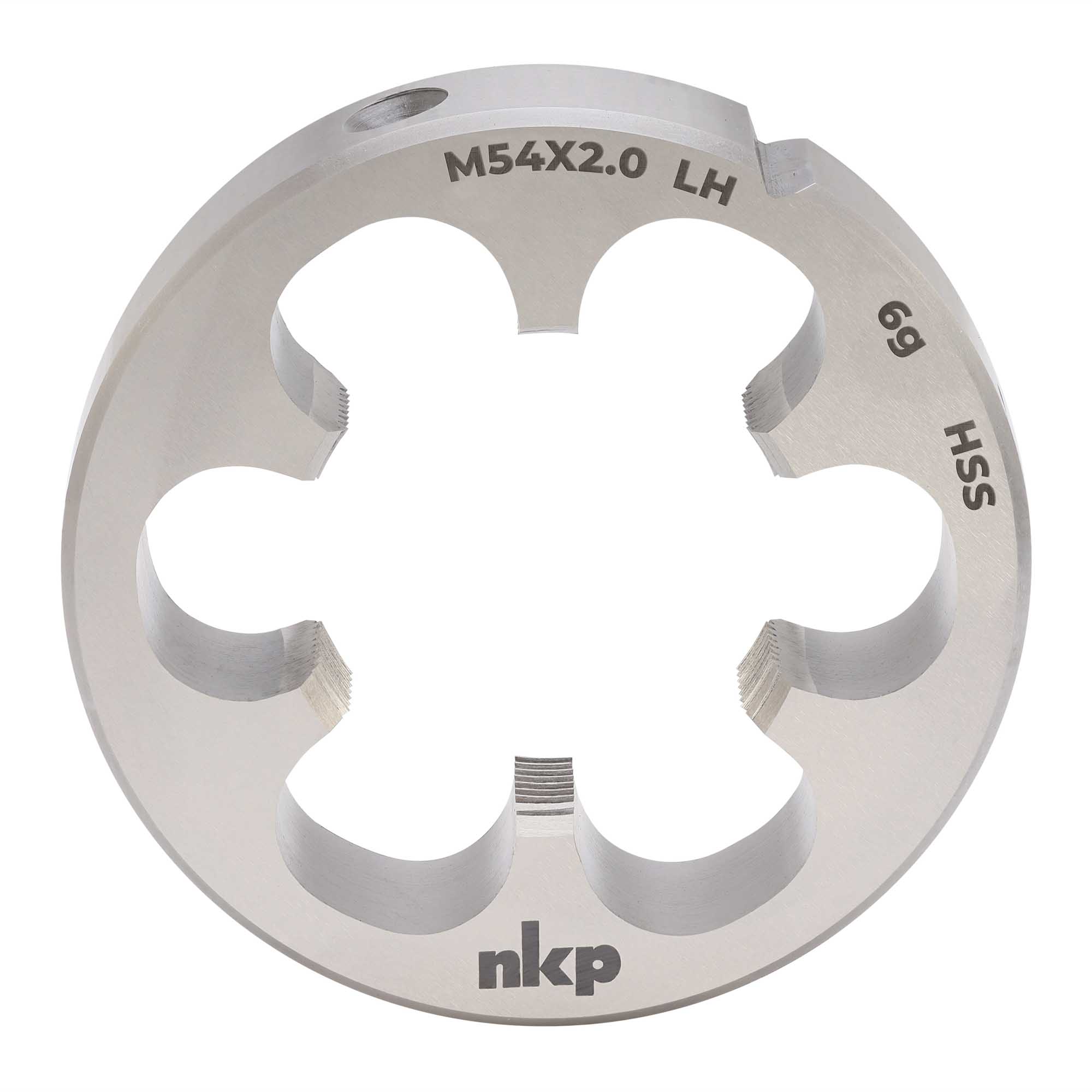 Плашка левая NKP М54х2,0 DINEN22568 HSS 6g 105х22мм 250542N