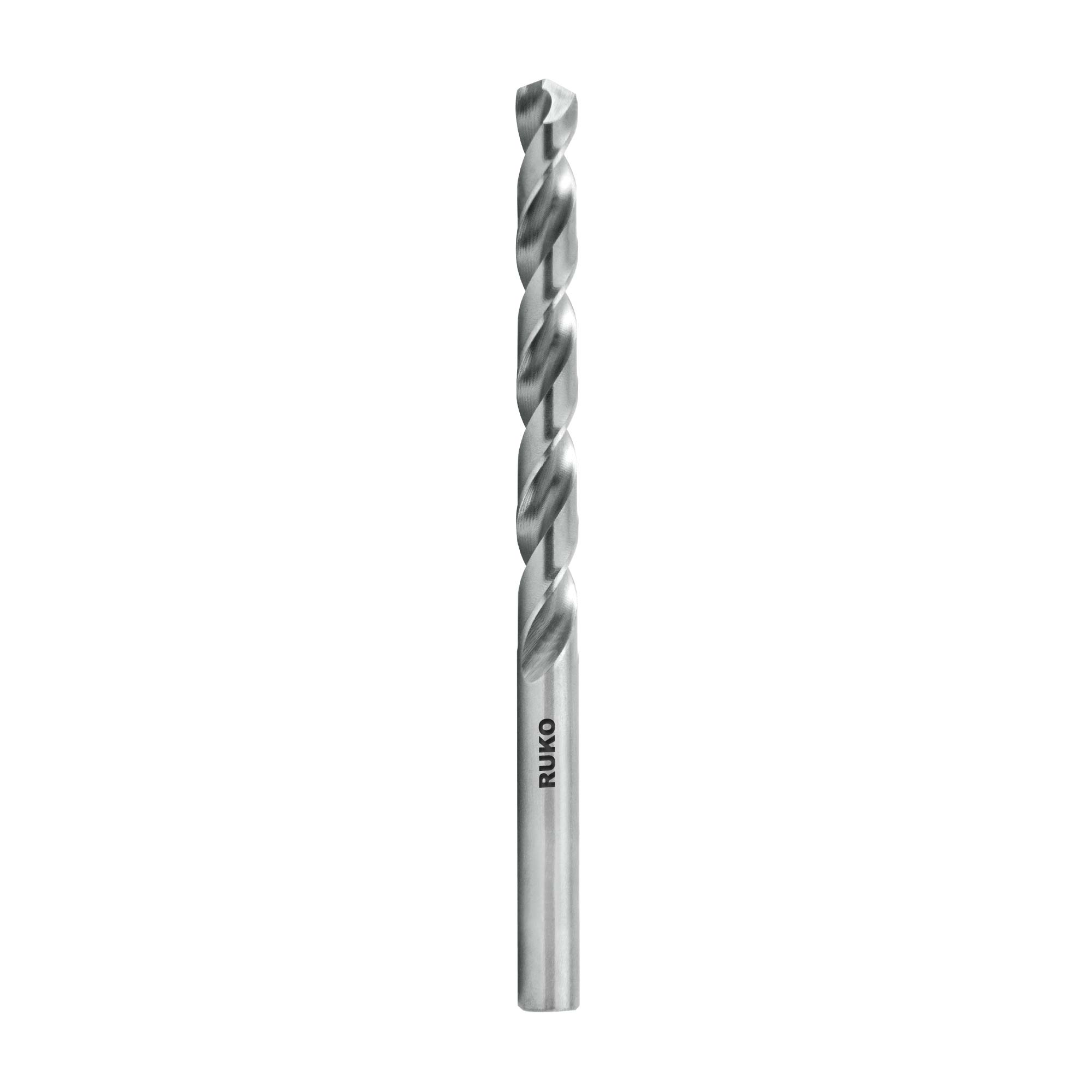 Сверло по металлу Ruko 10,2x133/87мм DIN338 HSSE-Co8 VA h8 5xD 130° 281102E