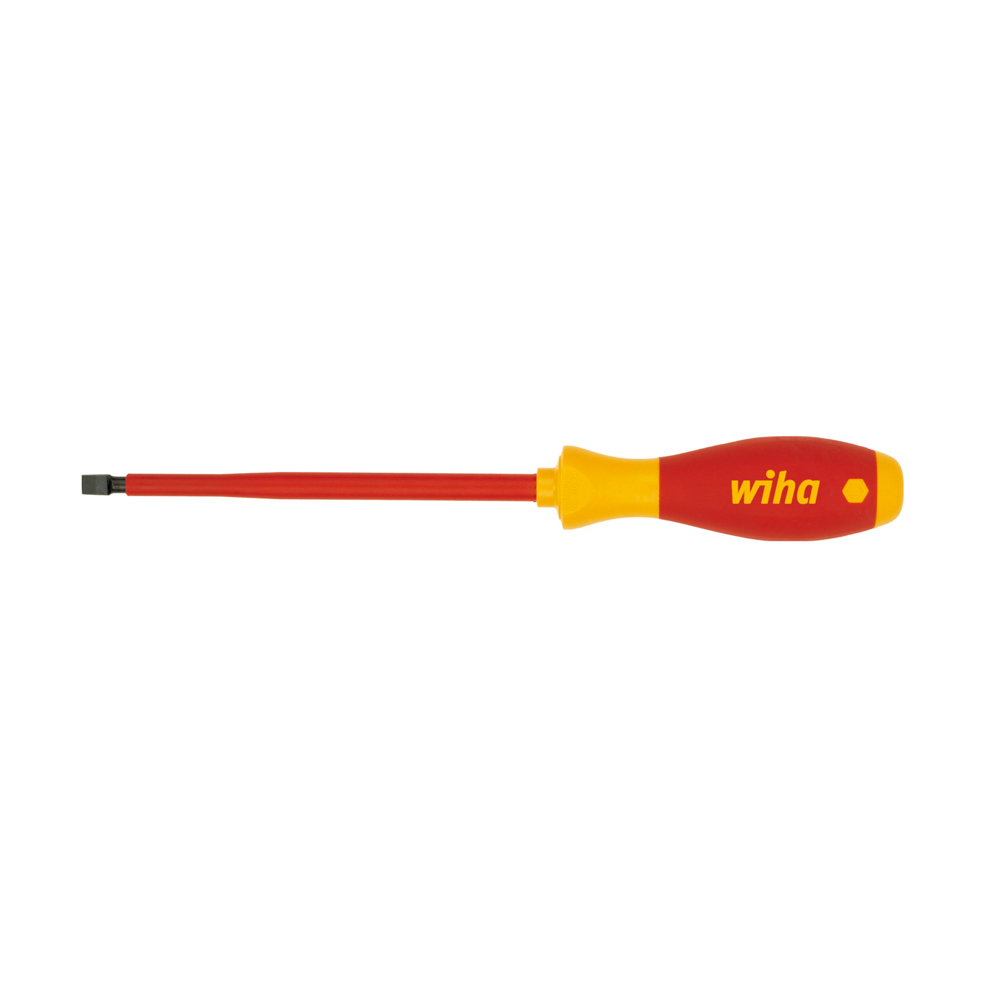 Отвертка диэлектрическая SoftFinish Electric SL4,5х1,0х125мм Wiha 320N 43386 (SB)